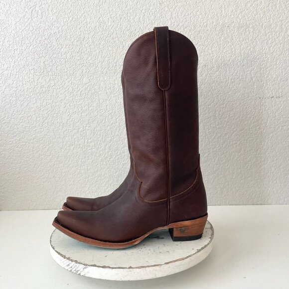 Brown Heeled Boots for Women - Picture 4 of 11